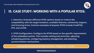 Popular Rtos Examples Embedded system basics free tutorial by TechnoScripts | PDF