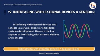 Embedded system basics free tutorial by TechnoScripts | PDF