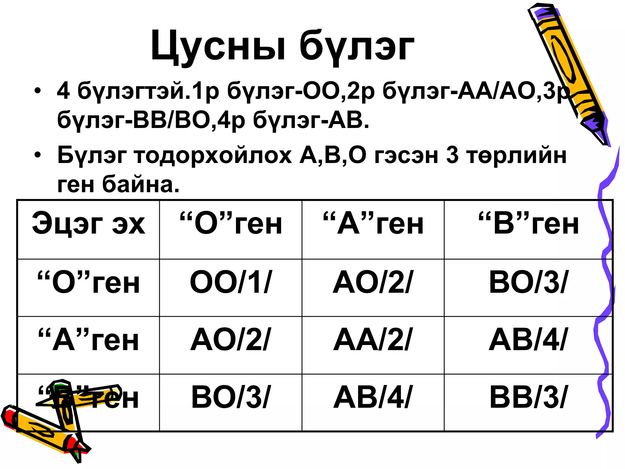 Цусны эргэлтийн тогтолцоо | PPT