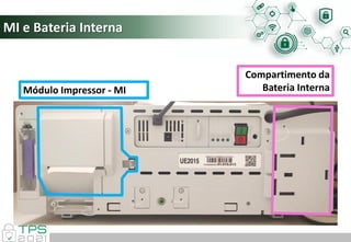 MI e Bateria Interna
Módulo Impressor - MI
Compartimento da
Bateria Interna
 