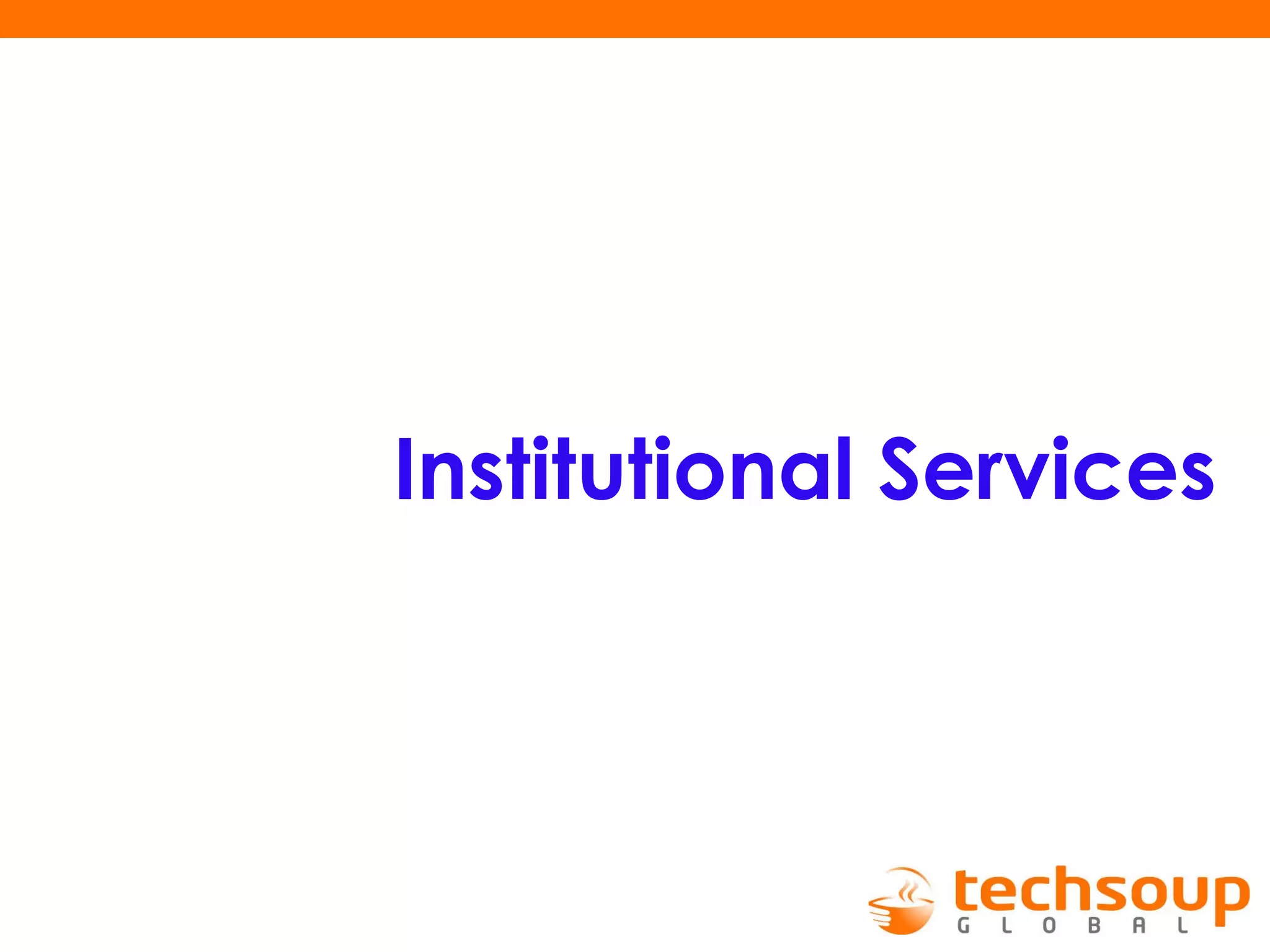 Institutional Services 