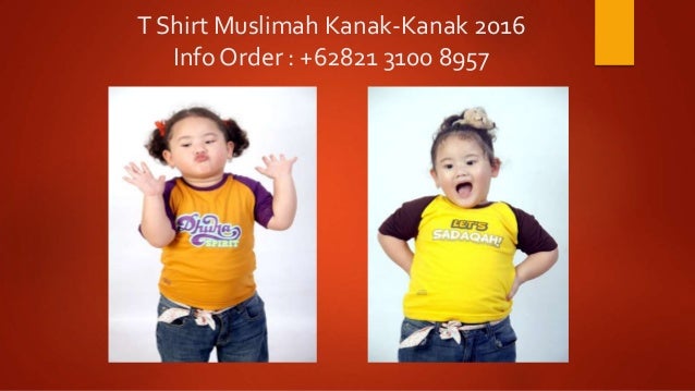  62821 3100 8957 Baju  t shirt  Muslimah  Kanak Kanak 