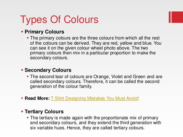 T Shirt Printing Colour Combinations | PPTX