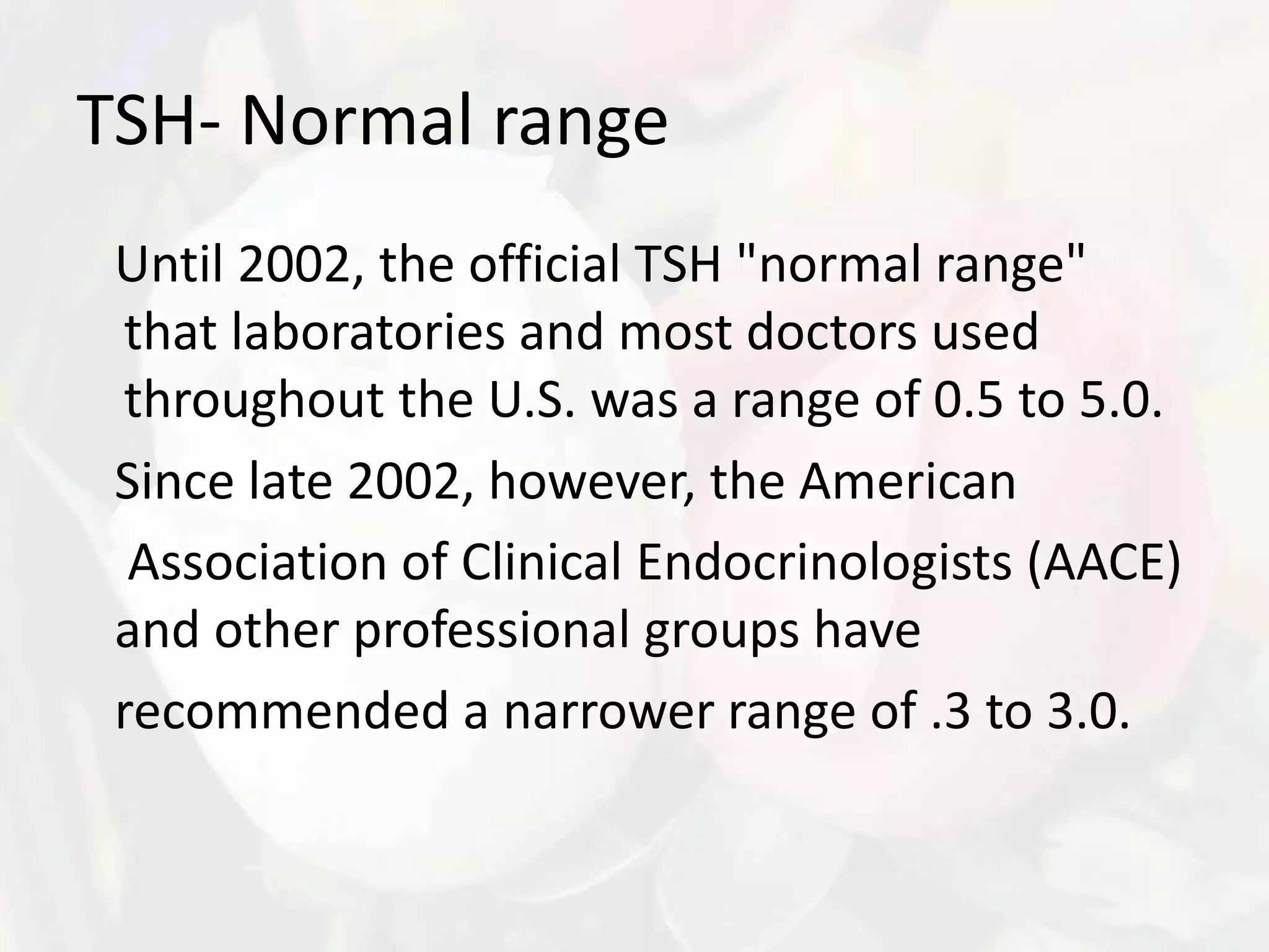 Tsh,t3&t4 test | PPTX