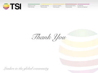 TSI Entrepreneurship Program