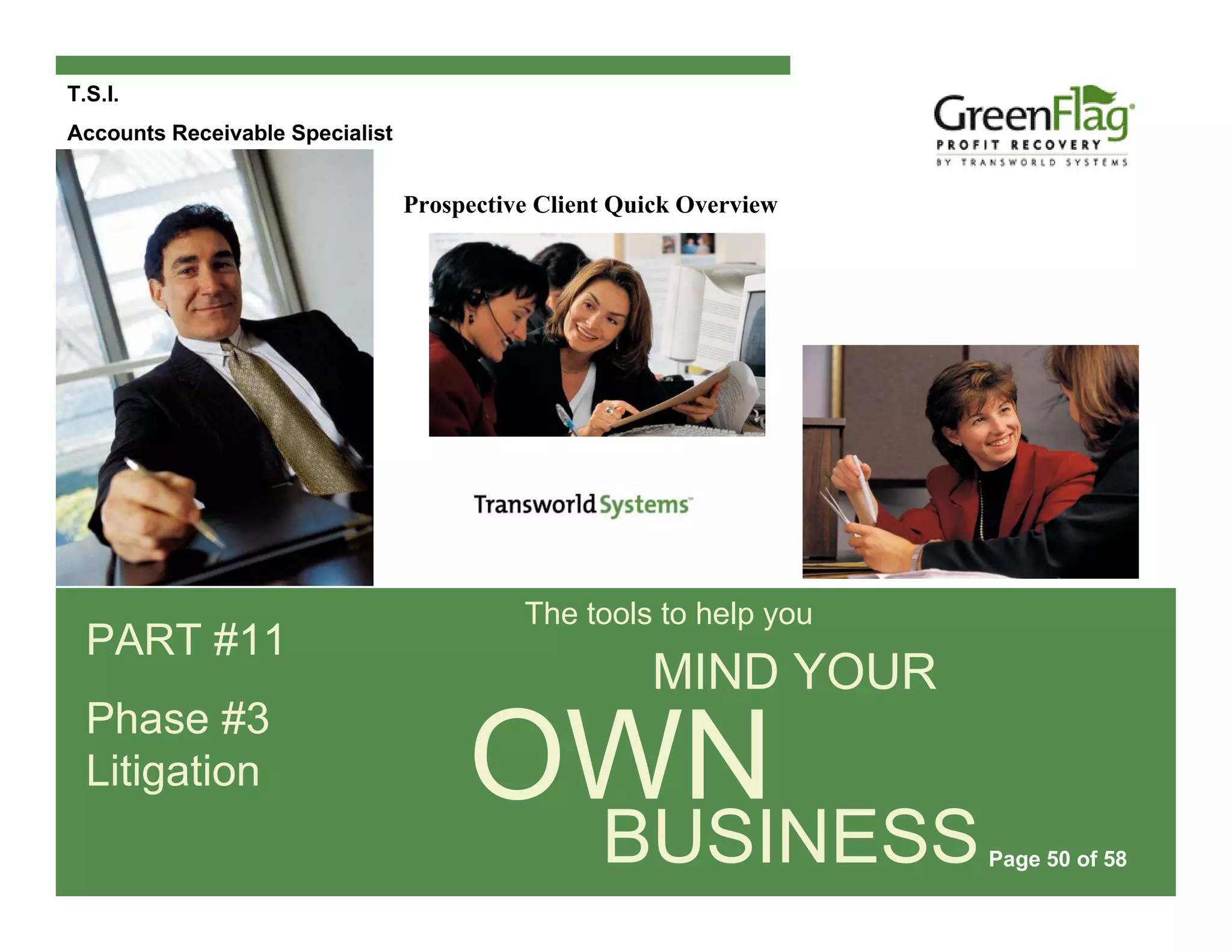 Tsi Green Flag Notebook Web Presentation Version 29 Apr09