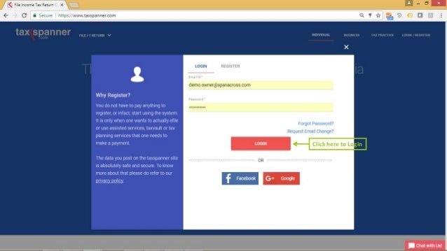 itr download login