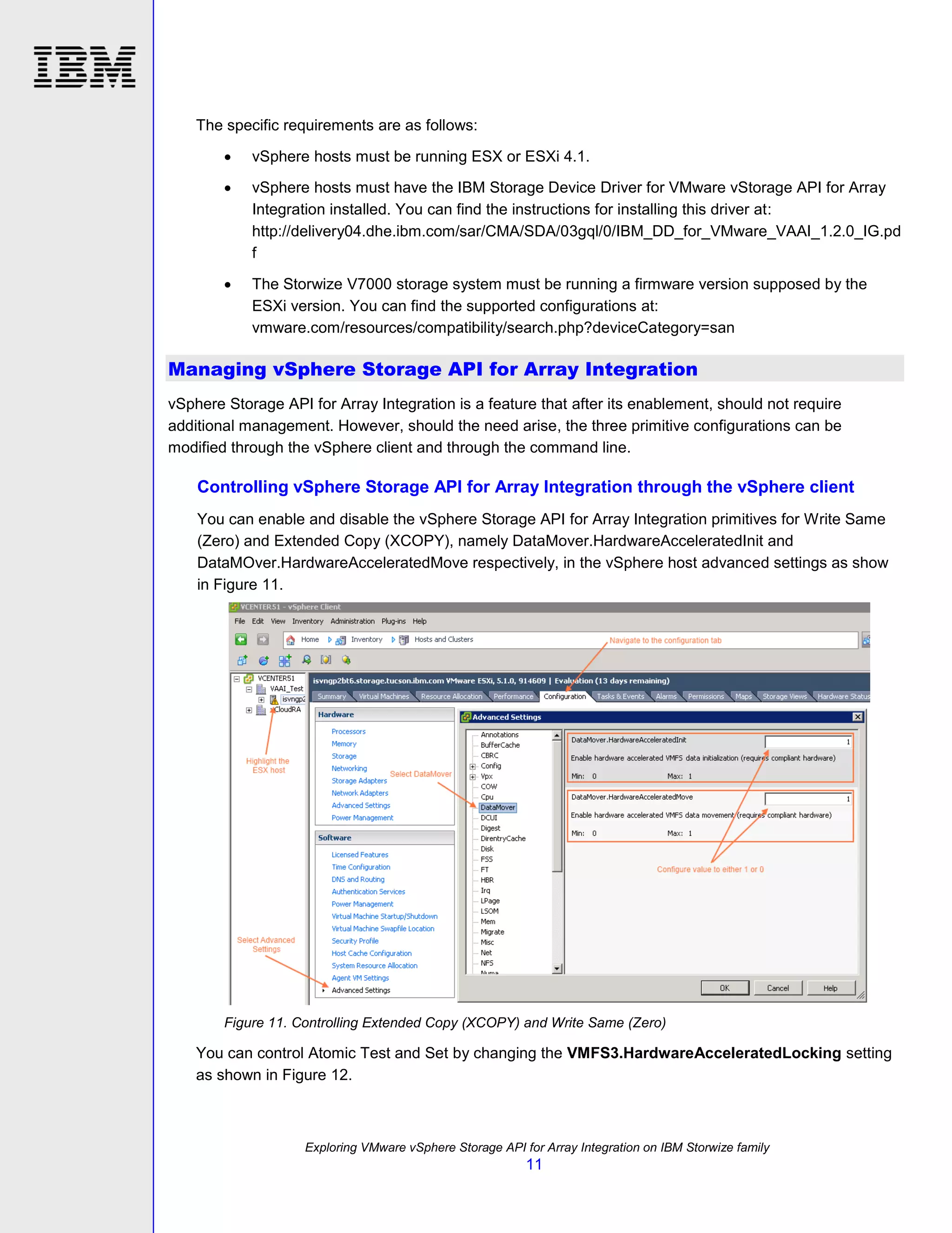 TSL03104USEN Exploring VMware vSphere Storage API for Array Integration on the IBM Storwize family