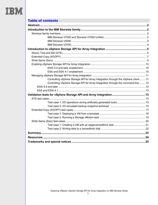 TSL03104USEN Exploring VMware vSphere Storage API for Array Integration on the IBM Storwize family