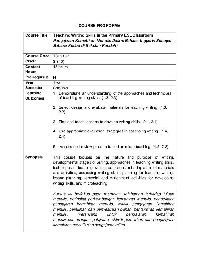 how to write a proforma