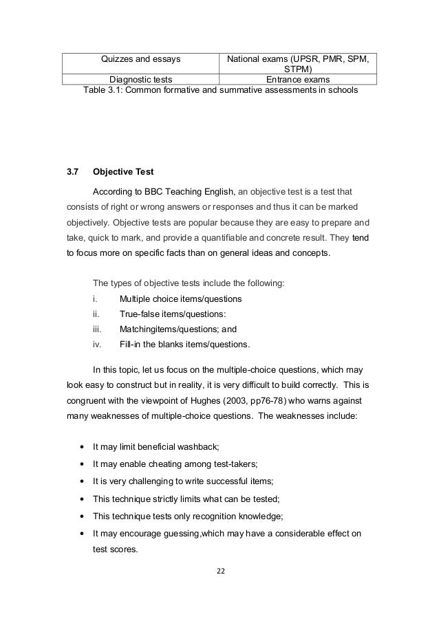 formative essay