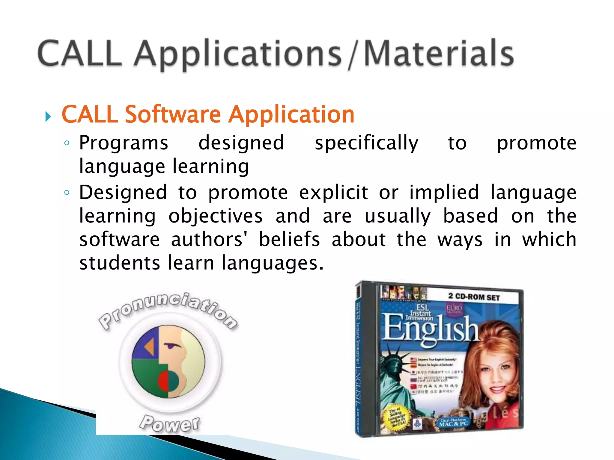 TALL -  Technology-assisted language learning: variant of CALL and TELL 