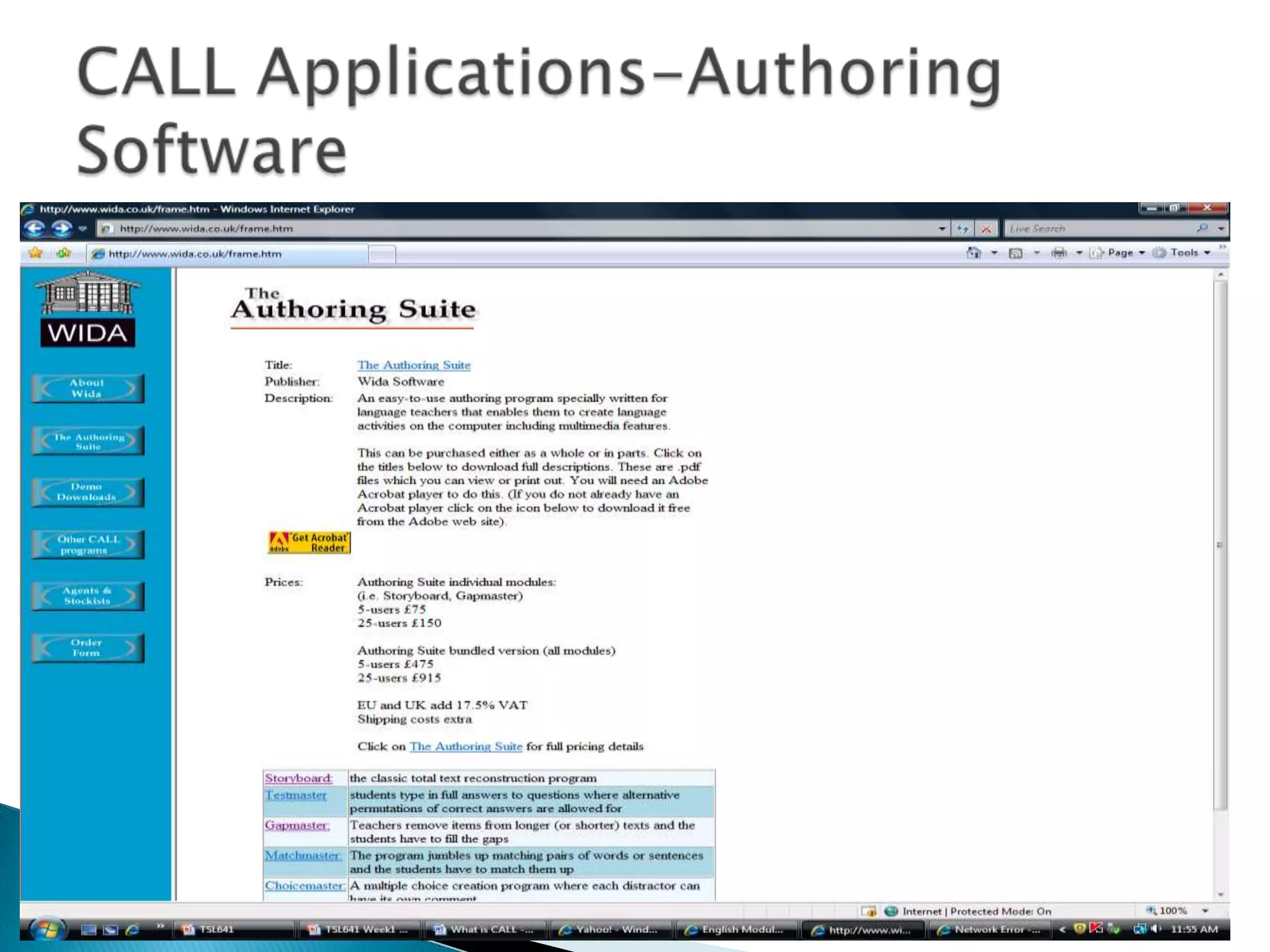 IT and ICT -  Information Technology/Information and Communication Technologies are common acronyms outside of language teaching, particularly in Europe; sometimes this is presented as IT or ICT for LT (Language Teaching) 