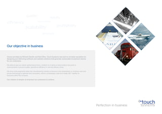 Touch Systems Limited Overview Brochure | PDF