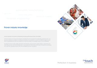 Touch Systems Limited Overview Brochure | PDF