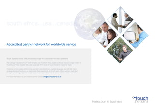Touch Systems Limited Overview Brochure | PDF