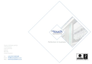 Touch Systems Limited Overview Brochure | PDF