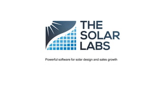 Powerful software for solar design and sales growth
 