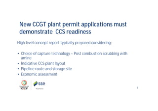 Gas CCS in the UK - Tom Snow at the UKCCSRC Gas CCS Meeting, University ...
