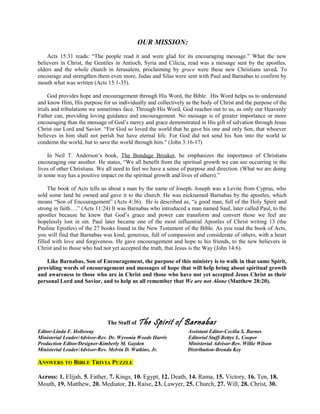 The Spirit of Barnabas | DOC