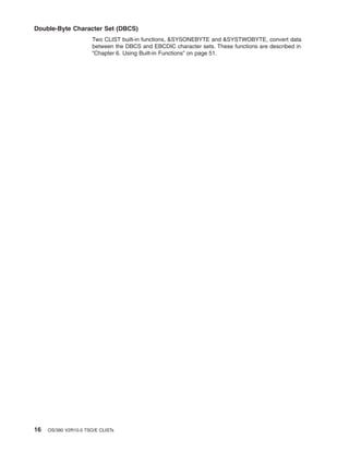 Dbcs Character Chart Tso clist unknown | PDF
