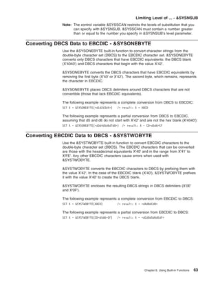 Dbcs Character Chart Tso clist unknown | PDF