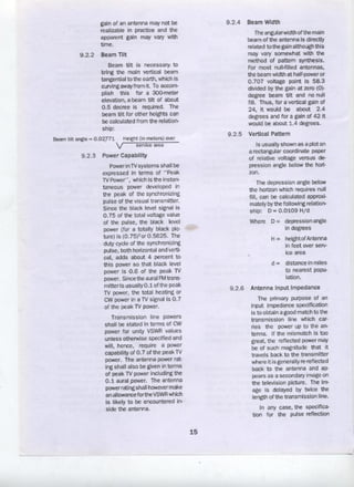 Technical Standards and Operating Requirements for Television