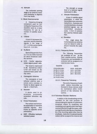 Technical Standards and Operating Requirements for Television