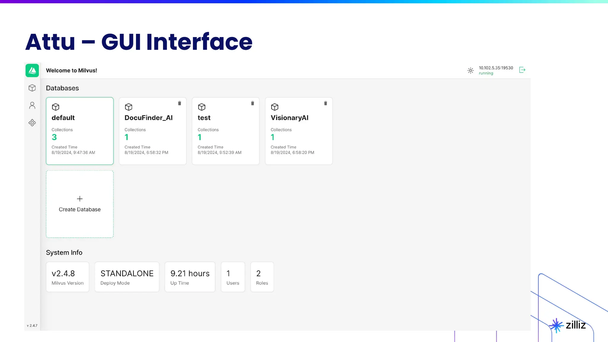 Attu – GUI Interface
 