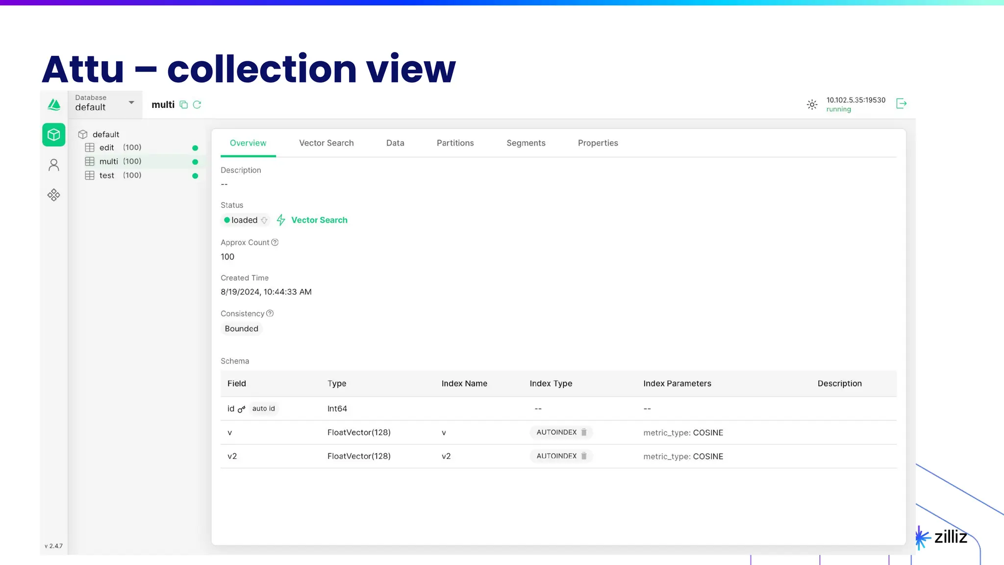 Attu – collection view
 
