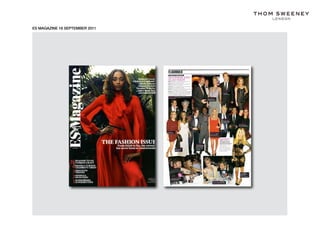 ES MAGAZINE 16 SEPTEMBER 2011
 