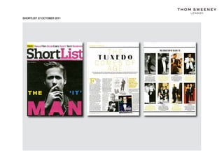 SHORTLIST 27 OCTOBER 2011
 