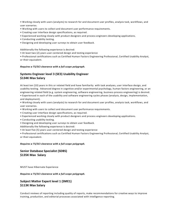 TS SCI Positions 4.9.10