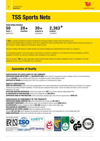Catalouge - TSS Sports Nets | PDF