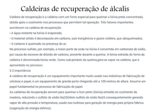 Caldeiras de recuperação de álcalis
 