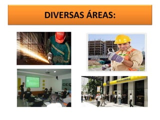 DIVERSAS ÁREAS:
 
