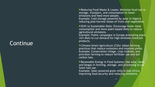 the impact of climate change on global food security | PPTX