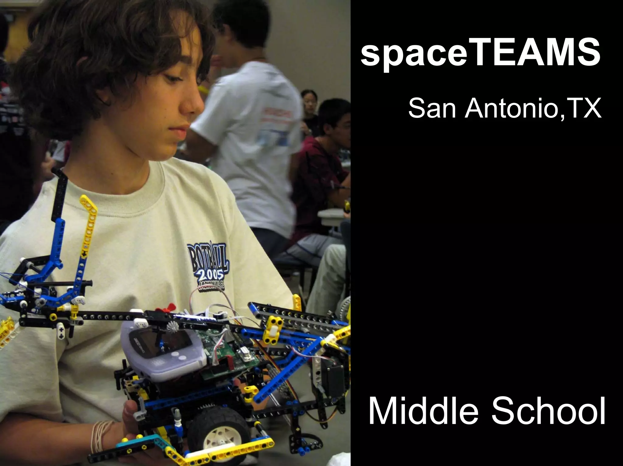 spaceTEAMS
San Antonio,TX
Middle School
 