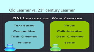Old Learner vs. 21st century Learner
 