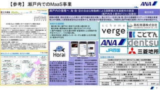 7
【参考】 瀬戸内でのMaaS事業
 