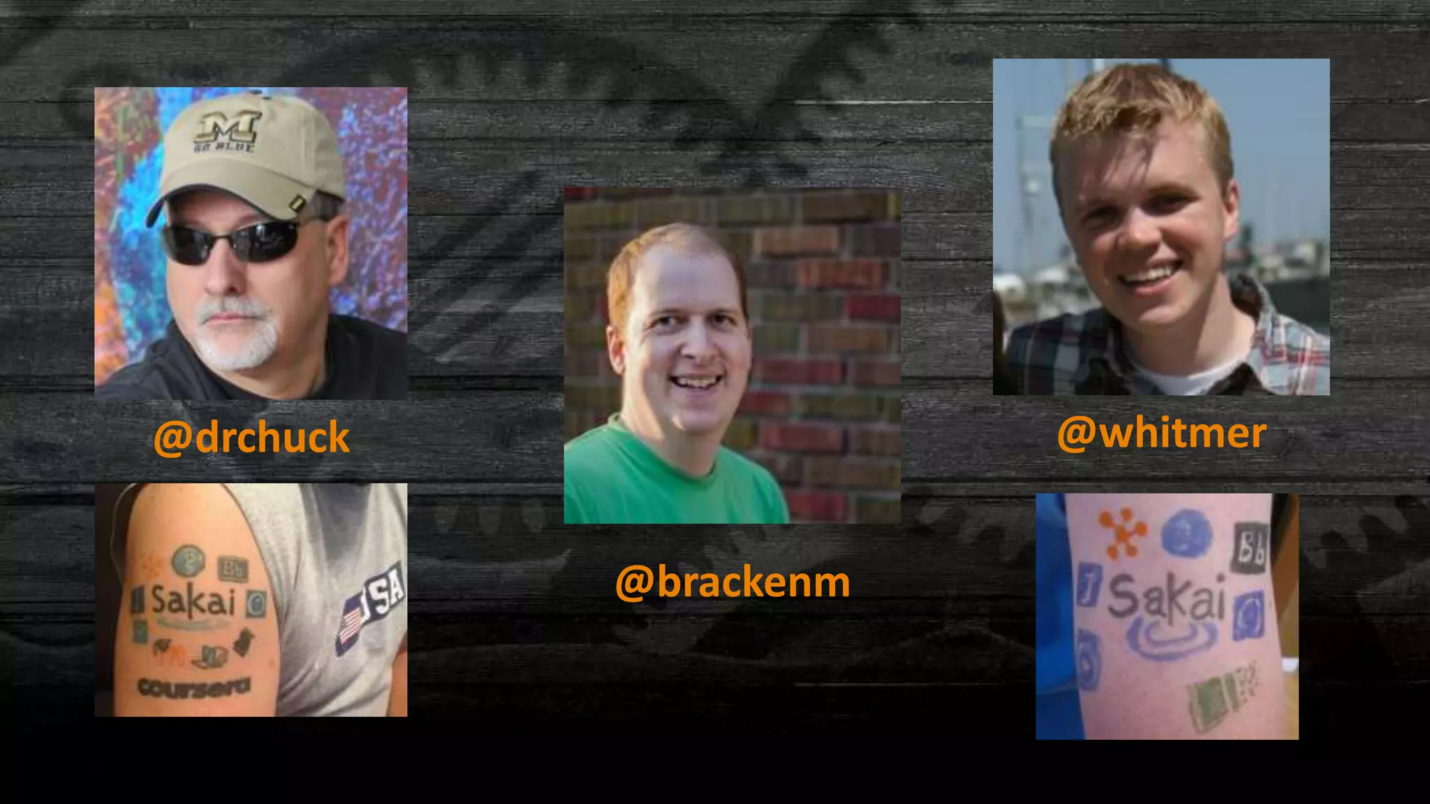 @whitmer
@brackenm
@drchuck