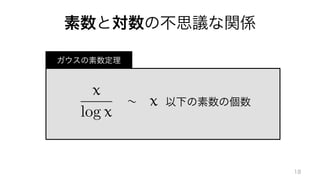 x
log x
⇠ x
 