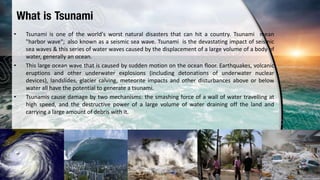 What is meant by tsunami class 7
