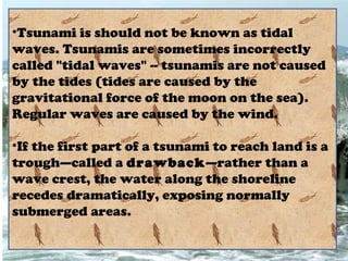 Tsunami drawback video