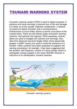 Tsunami warning watch