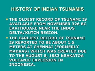 When will tsunami come in chennai