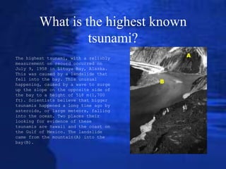 Tsunami that happened in hawaii