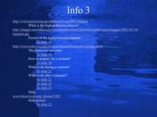 Highest known tsunami