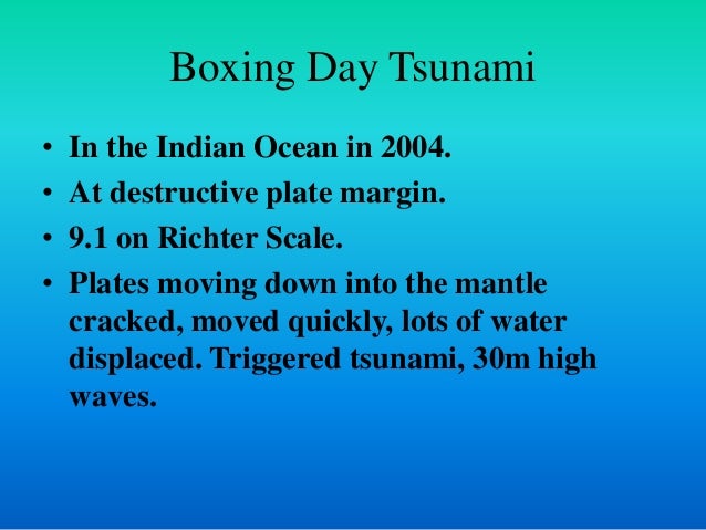 2004 boxing day tsunami case study