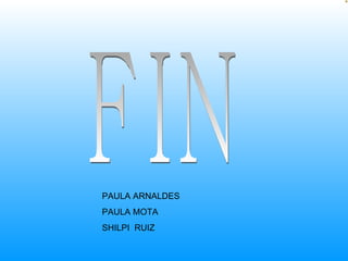 FIN PAULA ARNALDES PAULA MOTA SHILPI  RUIZ 